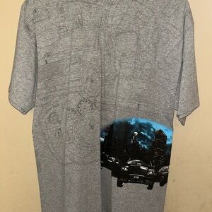 FTP Gray Graphic Tee with Night Scene